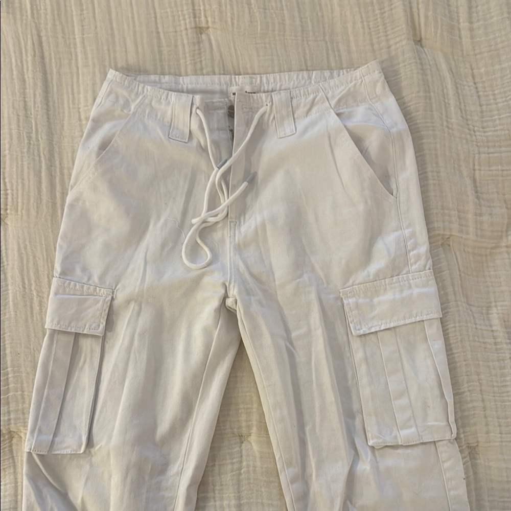 Revolve superdown white cargo pants